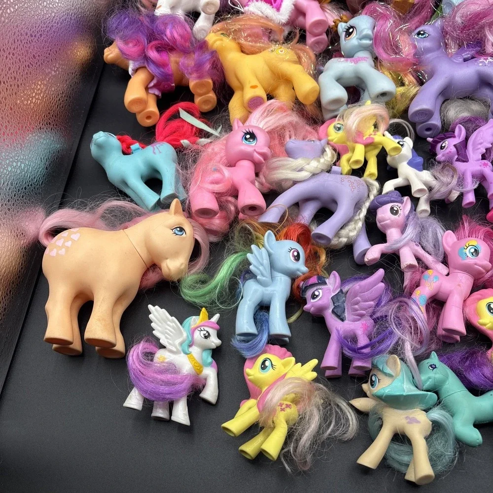 MLP Lot of 38 Vintage & Modern Toys My Little Pony Mixed Size